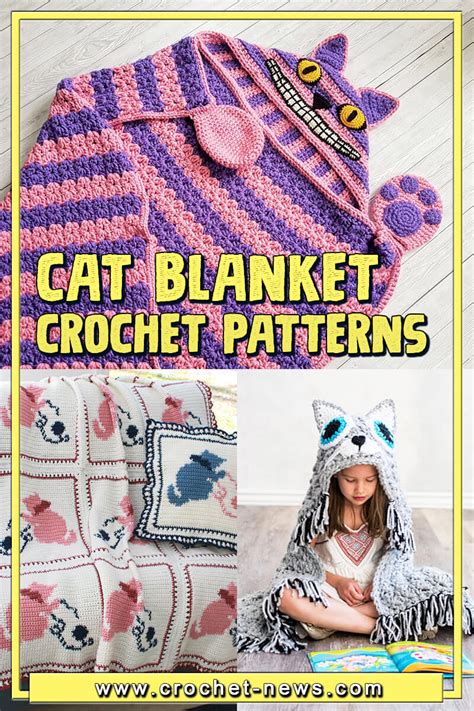 10 Crochet Cat Blanket Patterns - Crochet News