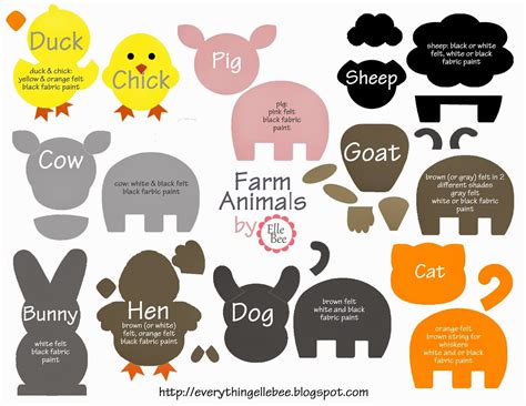 Diy felt board felt farm animals – Artofit