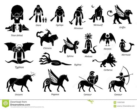 Pin by Marie E on Useful Clipart | Greek mythical creatures, Greek ...