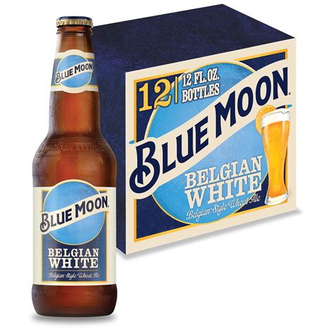 Blue Moon Belgian White Wheat Beer, Craft Beer, Beer 12 Pack, 12 FL OZ ...