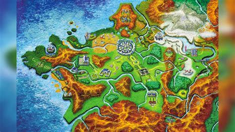 Pokémon regions from every game