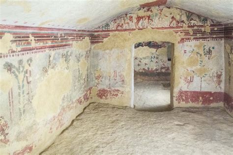 The incredible painted Etruscan tombs in Tarquinia, Italy