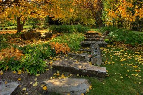 Fall in the Kurimoto Japanese Garden, Devonian Botanic Garden, near ...