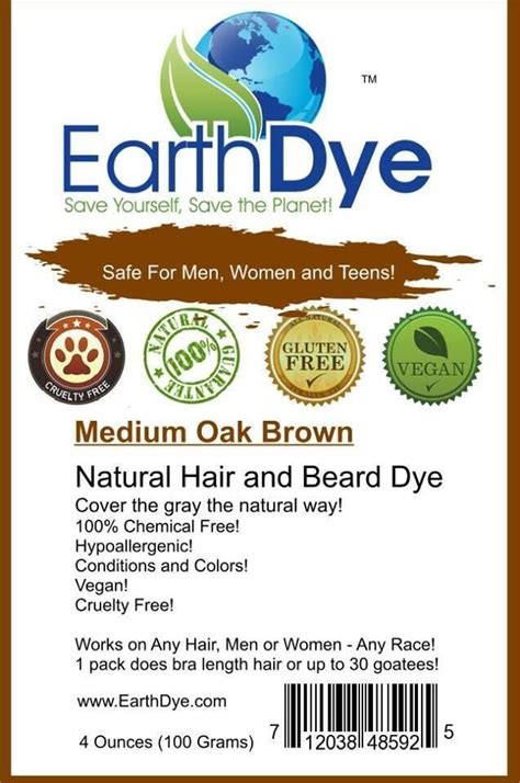 Natural Brown Hair Dye Made From Plants