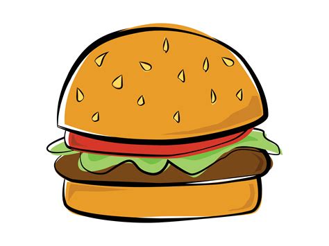 Cheeseburger clipart simple, Cheeseburger simple Transparent FREE for ...