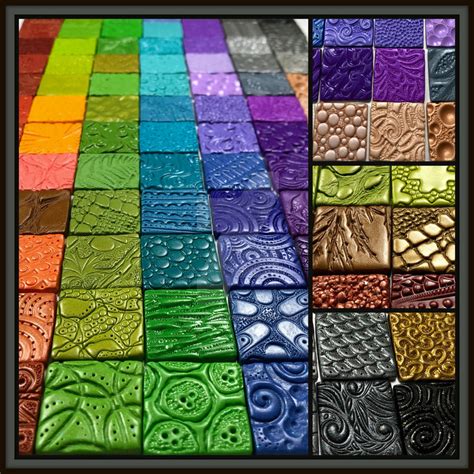 Polymer Clay Inchie Tile Texture Ideas by MandarinMoon on DeviantArt