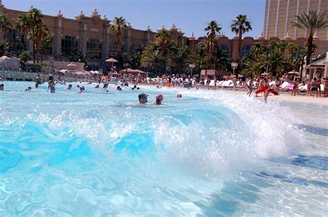 Wave Pool Wave -- Free and only open to hotel guess, 8am to 7pm, daily, as of April 2015: | Las ...