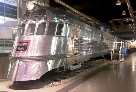 the pioneer zephyr is on display at chicago s museum of science and ...