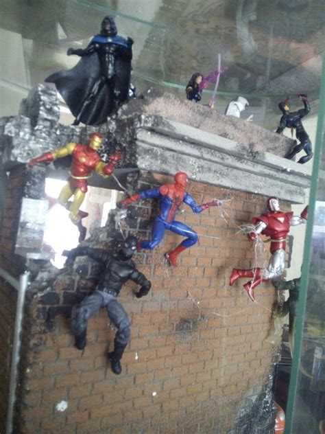 Spiderman diorama | Diorama, Spiderman, Character