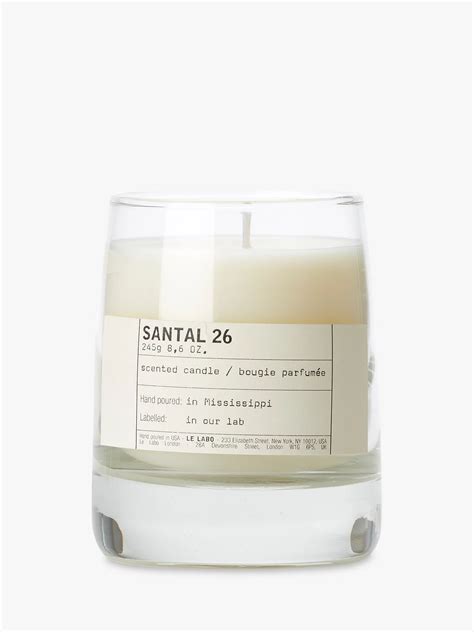 Le Labo Santal 26 Classic Scented Candle, 245g at John Lewis & Partners