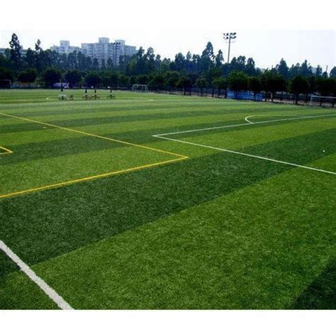 in Filled PP Artificial Grass For Football Court, For Outdoor, Unit Size: 500gm at Rs 100/square ...