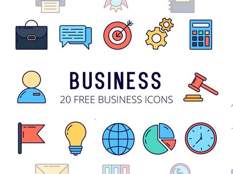 Business - Vector Icon Set by graphicsurf.com ~ EpicPxls