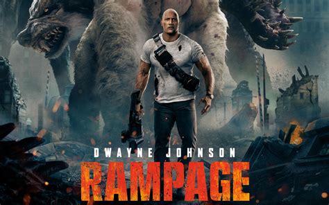 Rampage, 2018, Dwayne Johnson, Film Aperçu | 10wallpaper.com