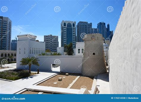 Qasr Al-Hosn Fort, a Historical Landmark in Abu Dhabi, UAE. Clear Sunny ...