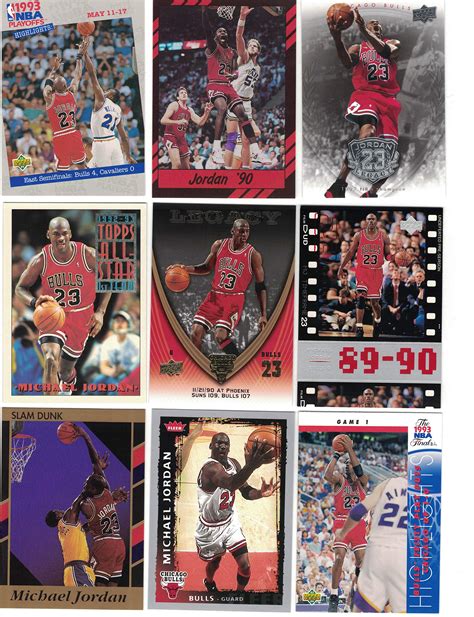 Buy Michael Jordan / 50 Different Basketball Cards Featuring Michael Jordan Online at ...