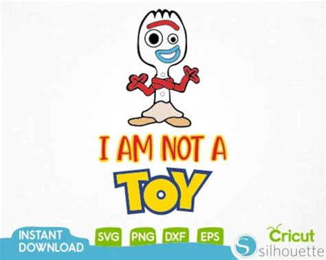 I'm Not a Toy SvgForky Svg Toy Story Forky Svg Forky | Etsy