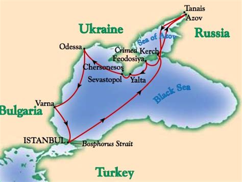 Sea Of Azov Depth Map