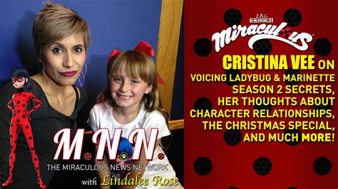 Cristina Vee (Ladybug) & Lindalee talk Miraculous - *Spoilers* (MNN) Ep ...