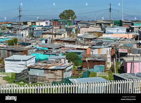 View of Khayelitsha township in Cape Town South Africa Stock Photo - Alamy