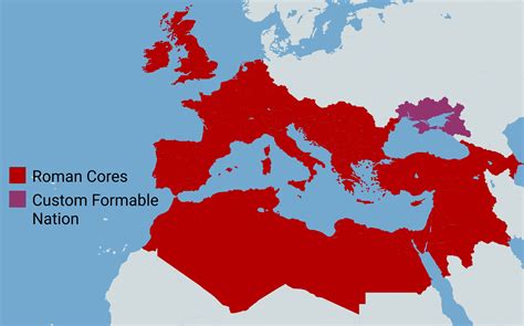 Do you think the Roman Empire coring all these territories makes sense or is it a little bit too ...