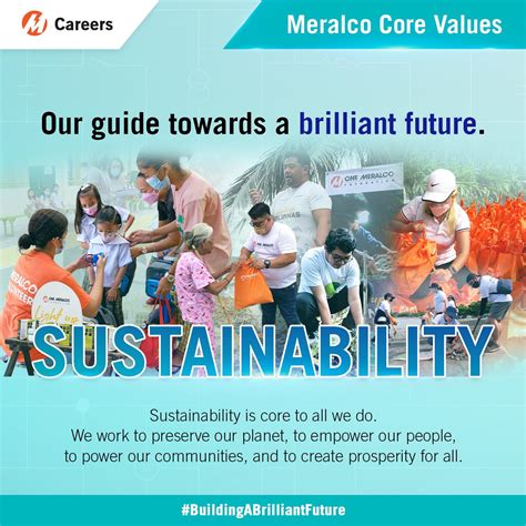 Meralco Careers - Core values, when authentic and shared,...