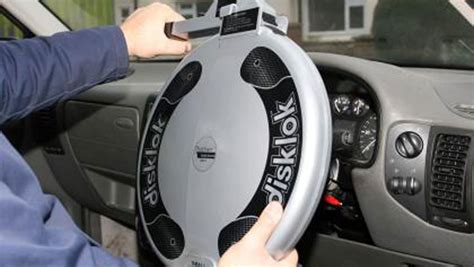 Automotive Retractable Car Steering Wheel Lock U-Shaped Anti-Thief Heavy Duty High Strength ...