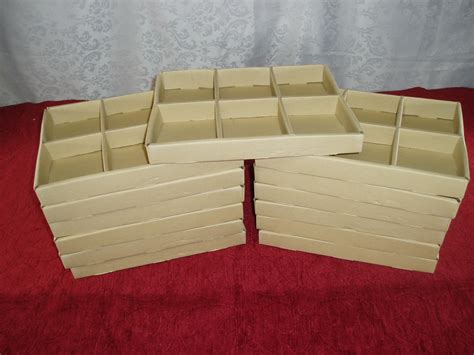 13 Cardboard Storage Containers. Craft Storage - Etsy