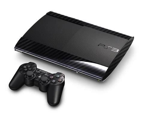 Sony PlayStation Super Slim Skin (3rd Gen) NEW CARBON FIBER System ...