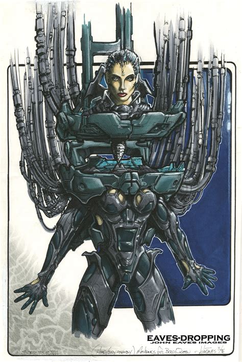 Star Trek: First Contact Borg Queen Concepts by Alex Jeager and John ...