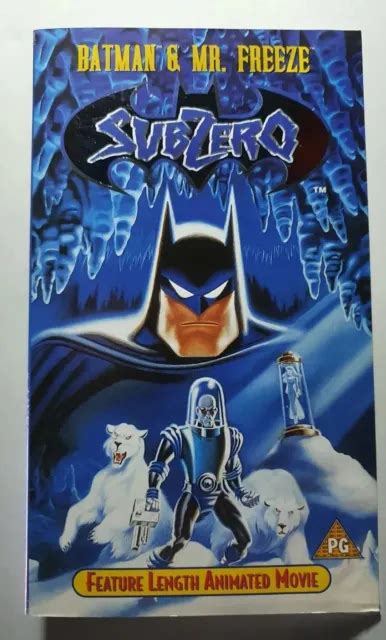 BATMAN SUB-ZERO MR Freeze VHS Video Tape Cassette NEW Sealed animation ...