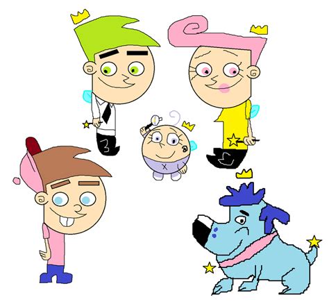 Image - Timmy cosmo wanda poof and sparky by asalover-d5jxr2y.png | Fairly Odd Fanon Wiki ...