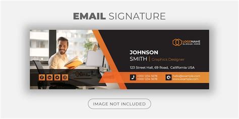 Premium Vector | Corporate business email signature template