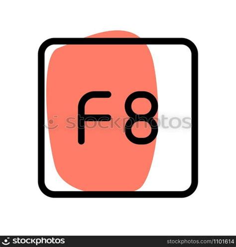 F8, startup menu key function computer button layout — Stockphotos.com