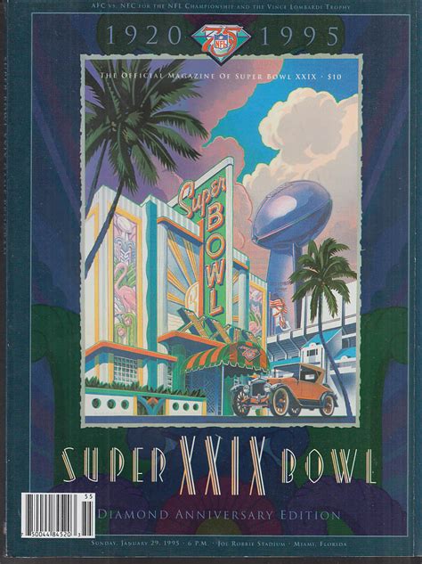 Super Bowl XXIX Official Program San Diego Chargers-San Francisco 49ers ...