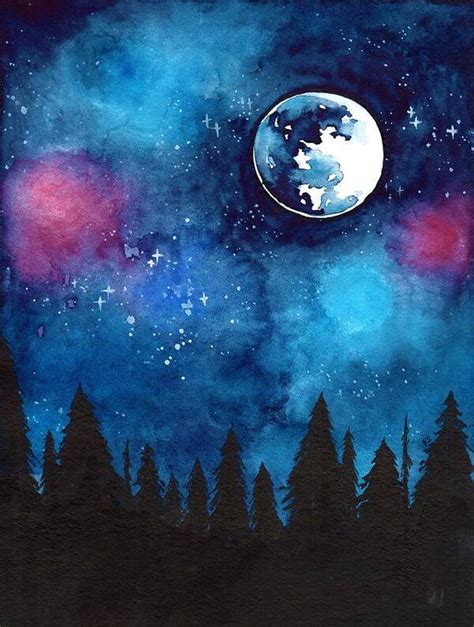 Unique Full Moon Paintings (Page #2 of 76) | Fine Art America