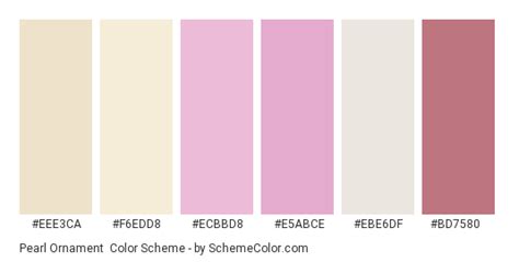 Pearl Ornament Color Scheme » Pink » SchemeColor.com