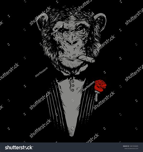 Monkey Cigar: Over 332 Royalty-Free Licensable Stock Illustrations ...