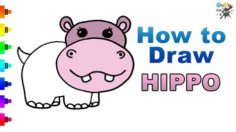 Discover 166+ hippo drawing for kids - seven.edu.vn