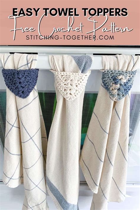 Crochet top kitchen towels. Dishcloths & Kitchen Towels Tea Towels ...