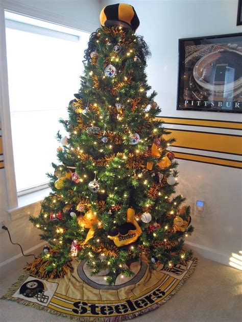 Steelers baby, Christmas tree, Christmas tree themes