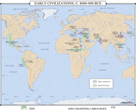 Ancient Civilizations Map And Timeline Poster Ancient - vrogue.co