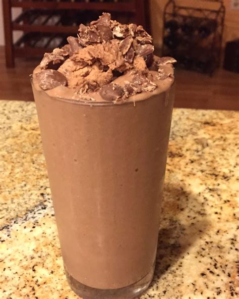 Chocolate protein shake