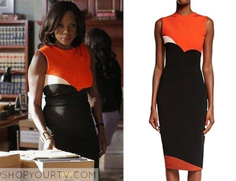 HTGAWM: SEASON 2 EPISODE 8 ANNALISE’S COLORBLOCK SHEATH DRESS in 2019 | Dresses, Fashion ...