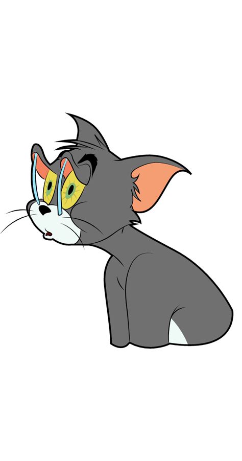 Tom and Jerry Tired Tom Sticker | Cute cartoon wallpapers, Tom and jerry cartoon, Tired cartoon