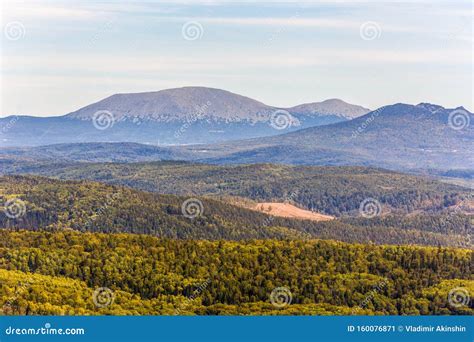 Mount Yamantau, the Highest Peak of the South Urals Stock Image - Image ...