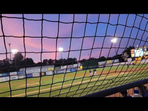 Fun night at the ballpark (first wood ducks game) - YouTube