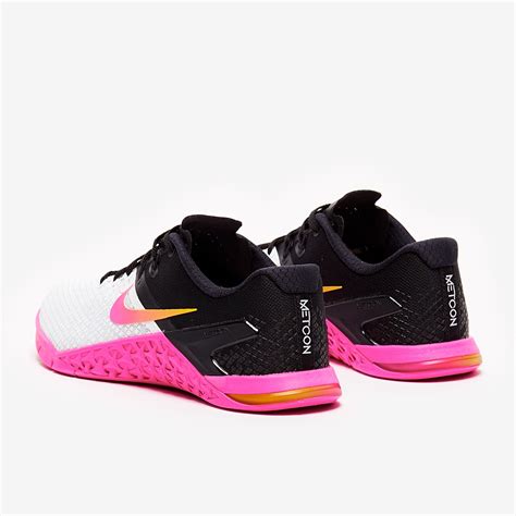 Nike Womens Metcon 4 XD - White/University Gold-Laser Fuchsia- Womens ...