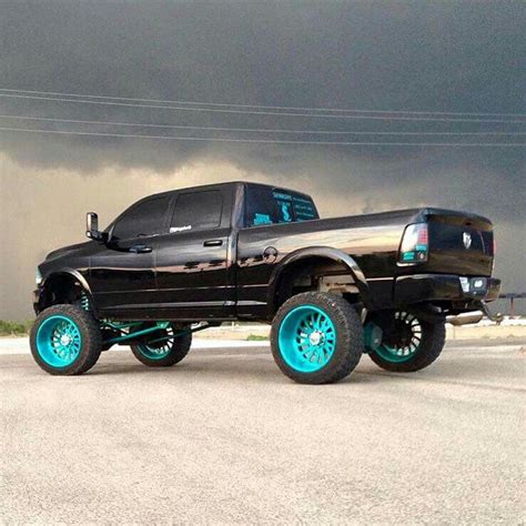 Blue rims | Trucks, Lifted trucks, Diesel trucks