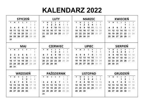 Kalendarz 2022 Do Druku Polski Kalendarz Feb 2021 - Bank2home.com