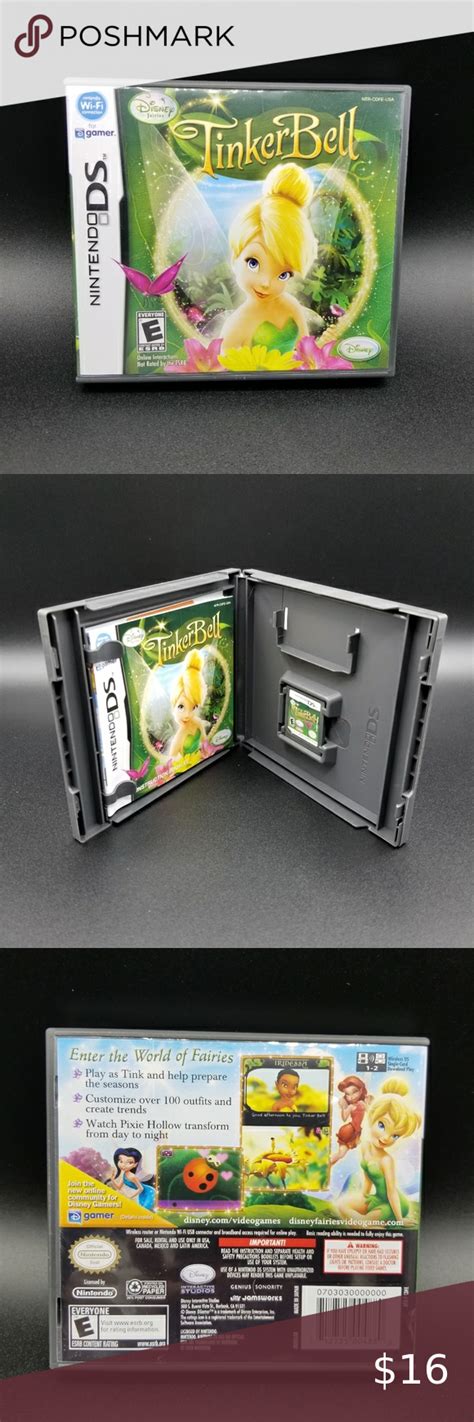 Disney Fairies Tinker Bell Game *Nintendo DS, 2008 | Nintendo ds ...